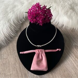 🩷🌟Luv AJ x Alyssa Lynch CZ Silver Tennis Necklace